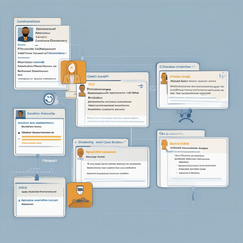 Governance workflow showing board resolution approval process with role-based permissions and immutable decision log